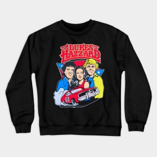 Dukes of Hazzard - Luke, Daisy and Bo Crewneck Sweatshirt